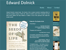 Tablet Screenshot of edwarddolnick.net